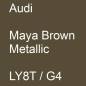 Preview: Audi, Maya Brown Metallic, LY8T / G4.